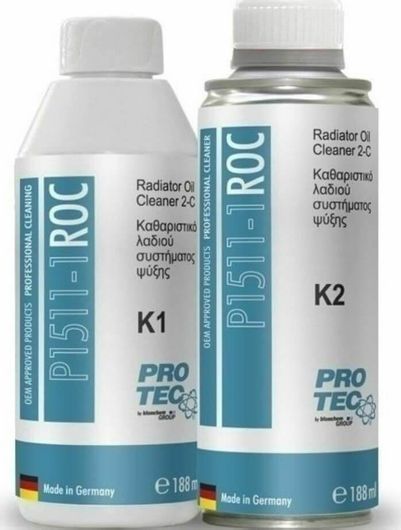 Πρόσθετο Λαδιού Protec Radiator Oil Cleaner K1+K2 188ml