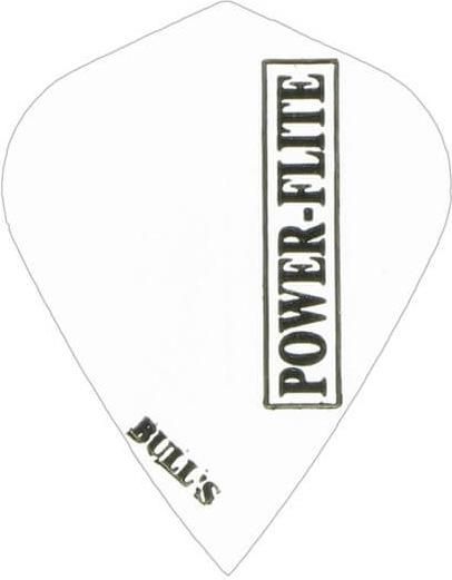 Φτερά για Βελάκια Powerflite L Solid Kite Άσπρο