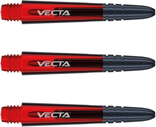 Ουρές για Βελάκια Vecta Short Stems Κόκκινο