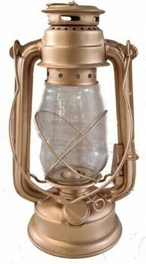 Λάμπα Θυέλλης Καρβούνης Μπρούτζινη Χρυσό