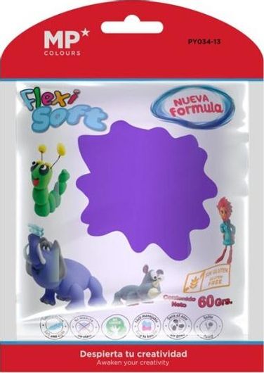 Πηλός Madrid Papel Μοντελισμού Flexi Soft Μοβ 