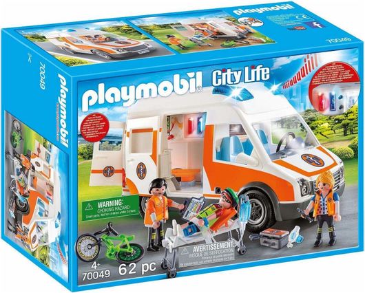 Playmobil City Life Ασθενοφόρο με Διασώστες για 4+ Ετών