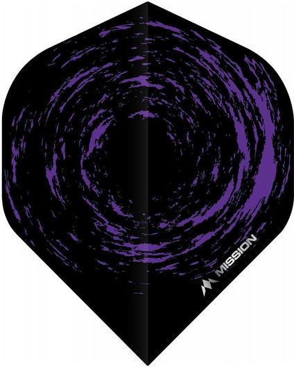 Φτερά για Βελάκια Nova Std. 100 Micron Μαύρο Μωβ