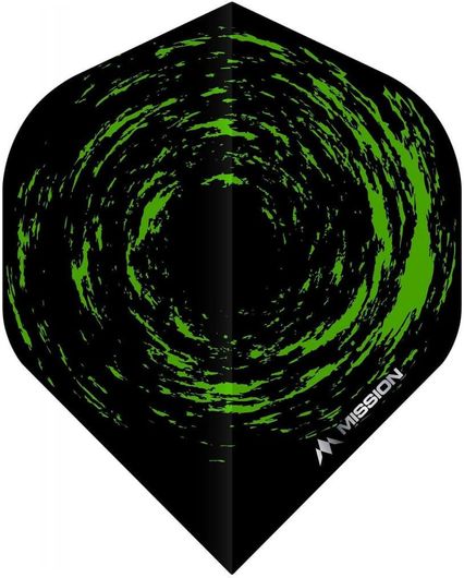 Φτερά για Βελάκια Nova Std. xc 100 Micron Μαύρο Πράσινο