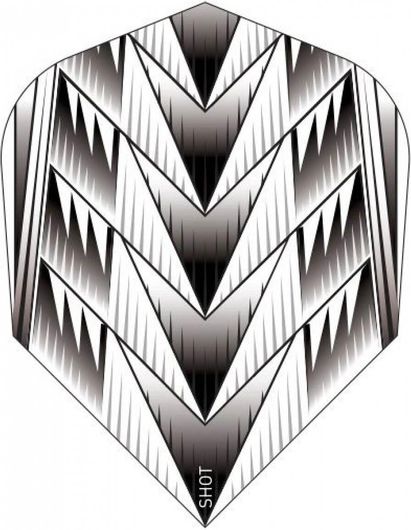 Φτερά για Βελάκια Tribal Weapon Std.6 Flight Λευκό