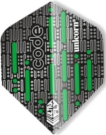 Φτερά για Βελάκια Ultrafly Code 100 Micron Std. Πράσινο