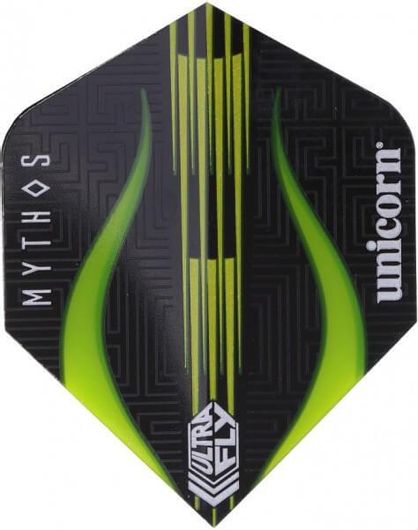Φτερά για Βελάκια Ultrafly.100 Plus Mythos Minotaur Lime