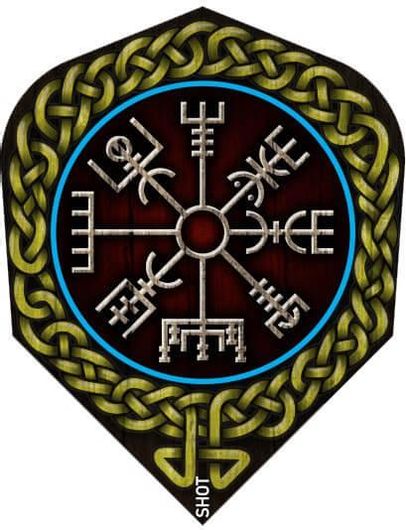 Φτερά για Βελάκια Viking Drakkar Flight 100 Micron Small Standard