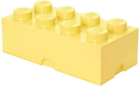 Lego Παιδικό Κουτί Αποθήκευσης από Πλαστικό 8-Stud Κίτρινο 50x25x17cm