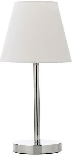 Πορτατίφ Inlight 3425 με Λευκό Καπέλο και Ασημί Βάση Chrome