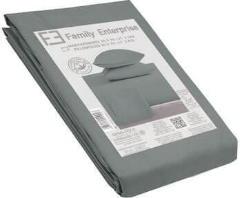 Μαξιλαροθήκη Family Enterprise 1 Τμχ 50 Χ 70 & 0.17 Βαμβακερή 100% Μονόχρωμη 003067011Χ46 Γκρι