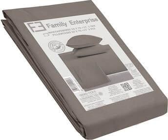 Μαξιλαροθήκη Family Enterprise Σετ 2 Τμχ 50 Χ 70 & 0.17 Βαμβακερές 100% Μονόχρωμες 007442011Χ38 Καφέ