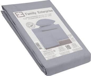 Μαξιλαροθήκη Family Enterprise Σετ 2 Τμχ 50 Χ 70 & 0.17 Βαμβακερές 100% Μονόχρωμες 007442011Χ49 Γκρι