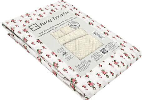 Μαξιλαροθήκη Family Enterprise 50 Χ 70 & 17 Βαμβακερή 100% Εμπριμέ 003062011Σ19 Λευκό