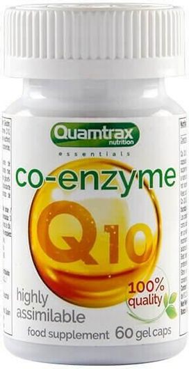 Quamtrax Nutrition Co-Enzyme Q10 60 μαλακές κάψουλες