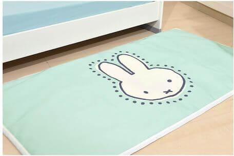Παιδικό Χαλί Miffy Συνθετικό 80x140cm Πράσινο
