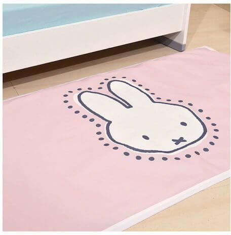 Παιδικό Χαλί Miffy Συνθετικό 80x140cm Ροζ