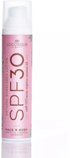Cocosolis Natural Sunscreen Lotion Mineral Αντηλιακή Λοσιόν Προσώπου και Σώματος SPF30 σε Spray 100ml