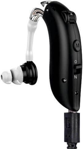 Ακουστικό Ενίσχυσης Ακοής - Βαρηκοΐας Bluetooth Rechargable BTE Hearing Aid Scienlodic G-25BT Μαύρο Επαναφορτιζόμενο με 4 Προγράμματα Λειτουργίας