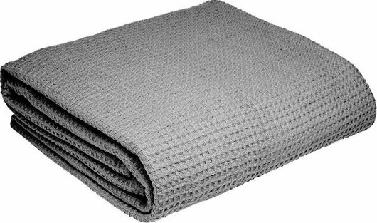 Κουβέρτα Πικέ Διπλή Γκρι 230x250cm Tg59981