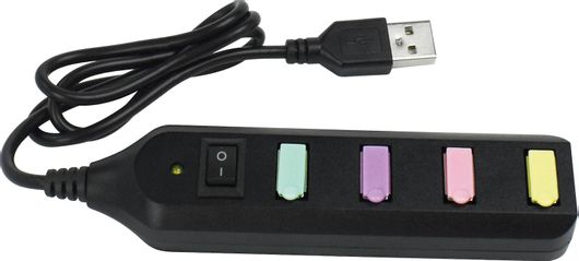 USB 2.0 Hub Legami Milano 4 Θυρών με Σύνδεση USB-A