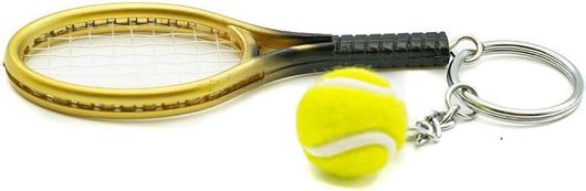 Μπρελόκ Tennis Ρακέτα με Μπαλάκι
