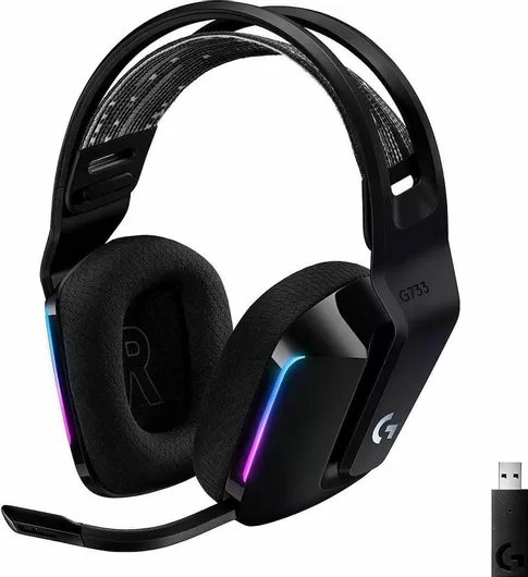 Logitech G733 Ασύρματο Over Ear Gaming Headset με σύνδεση USB