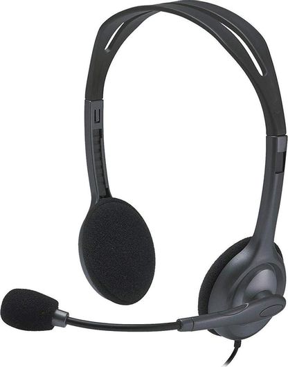 Multimedia Headset Logitech H111 On Ear με Σύνδεση 3.5mm Jack Μαύρο