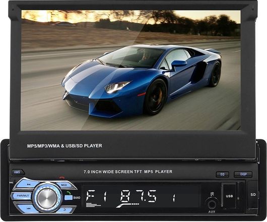 Digital Lcd Touch Screen Αυτοκινήτου Dvd Mp4 Cd Mp3 Usb Sd Player Bt Tv Am/Fm 7''