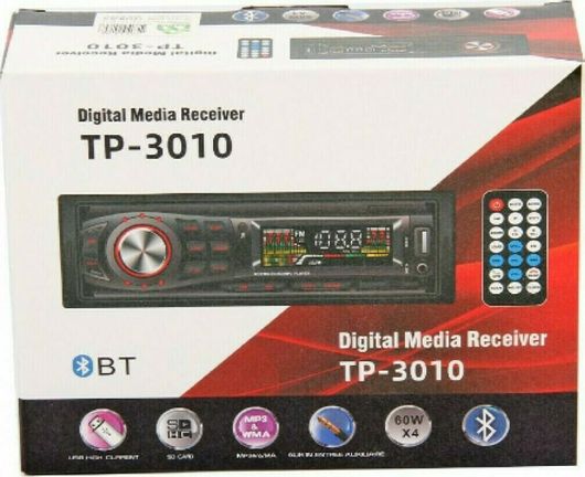 Mp3 Player Αυτοκινήτου 3010 Με Bluetooth, Usb/Sd/Aux, Ραδιόφωνο και Χειριστήριο