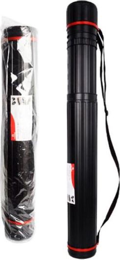 Σχεδιοθήκη/Κύλινδρος Μεταφοράς Σχεδίου 7.5x63cm 08932 Μαύρο