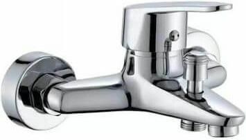 Μπαταρία Μπανιέρας Poly-203 Αναμεικτική Ασημί