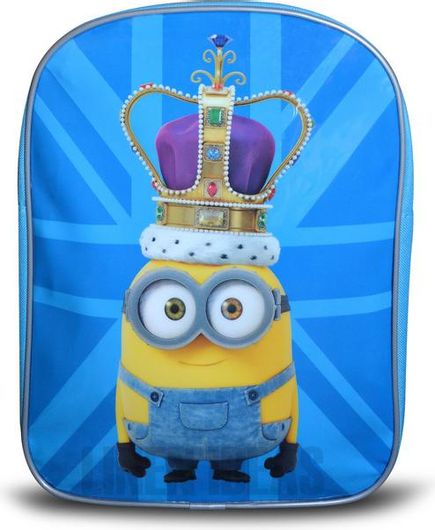 Σχολική Τσάντα Νηπιαγωγείου Whitehouse Leisure Minions με Στέμμα
