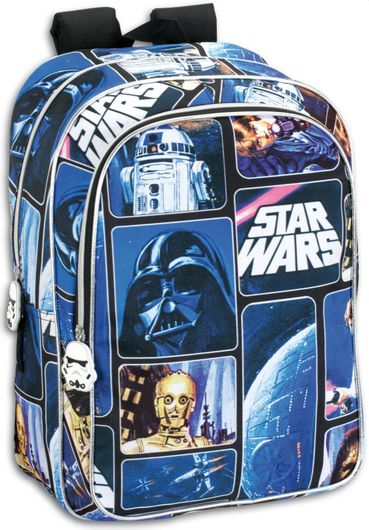 Σχολική Τσάντα Δημοτικού Montichelvo Star Wars Πλάτης Πολύχρωμη