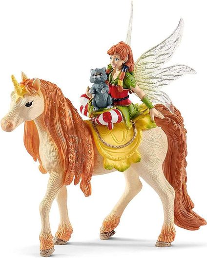 Schleich-S Παιχνίδι Μινιατούρα Fairy Marween with Glitter Unicorn Bayala για 5-12 Ετών 18εκ.