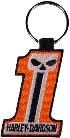 Μπρελόκ Κεντητό Harley-Davidson No1 Πορτοκαλί
