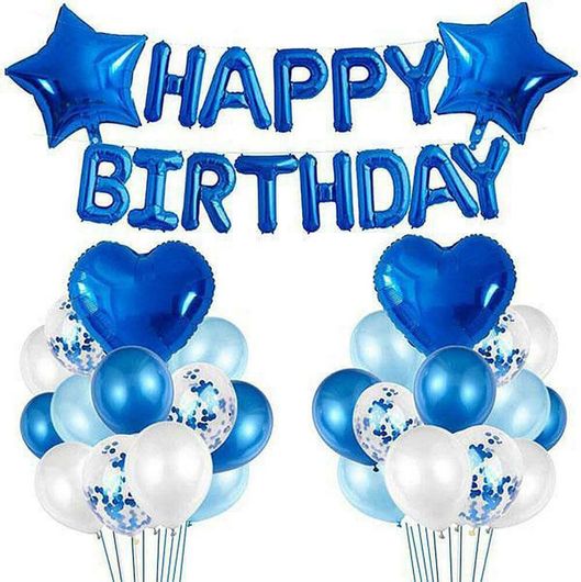 Μπαλόνια Next Διακοσμητικό Γενεθλίων Μπλε