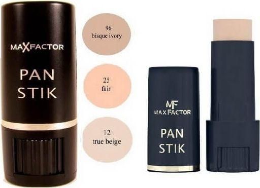 Foundation Make up Pan Stik Max Factor 96 Bisque Ivory 9gr