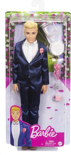 Κούκλα Mattel Barbie Πρίγκιπας Γαμπρός 32cm GTF36