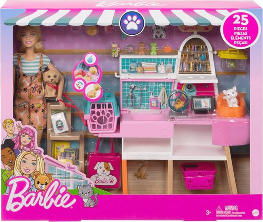 Κούκλα Mattel Barbie Pet Supply Store GRG90