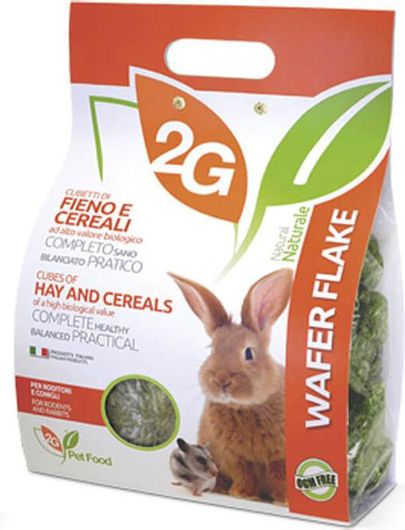 Τροφή 2G Wafer Flake για Κουνέλια 2kg