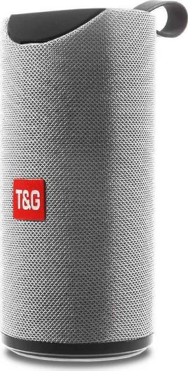 T&G Φορητό Ηχείο Bluetooth 10W με Διάρκεια Μπαταρίας έως 3 Ώρες Γκρι
