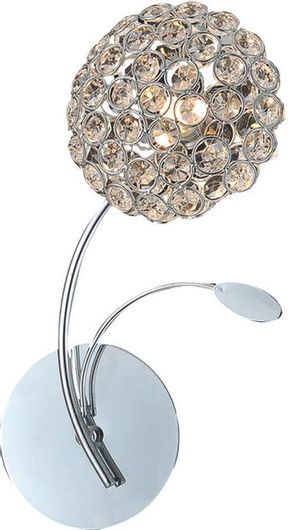 Φωτιστικό Τοίχου Home Lighting Bella 77-2240 Μοντέρνο με Ντουί G9 Πλάτους 13cm Ασημί