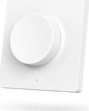 Επιτοίχιος Διακόπτης Dimmer XIAOMI με Πλαίσιο LED Περιστροφικός Λευκό YLKG07YL