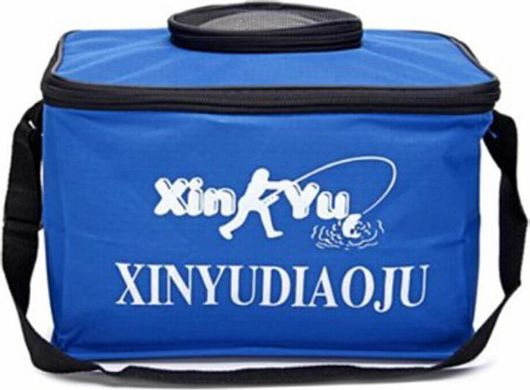 Τσάντα Μεταφοράς Ψαριών Υφασμάτινη Τετράγωνη Μπλε