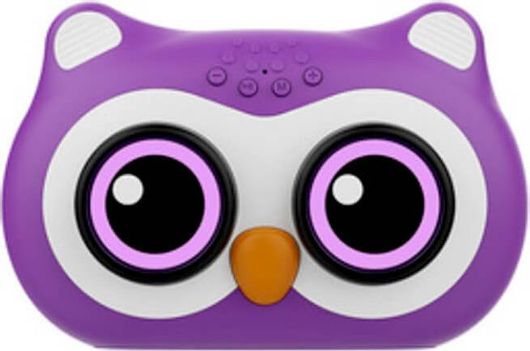 Ηχείο Bluetooth L23 10W με Φωτισμό LED με Ενσύρματη Σύνδεση AUX 3.5mm Jack MicroSD USB Μοβ