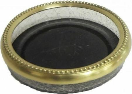 Σταχτοδοχείο Karvounis Bros Sanzana India Tb-6384 Γυάλινο Τσιγάρου Κίτρινο