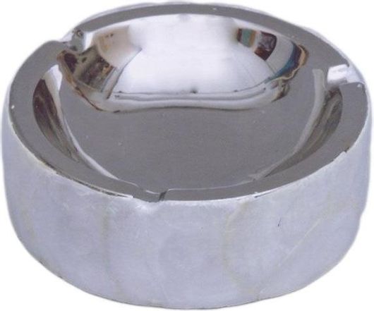 Σταχτοδοχείο For Home Elisa 15Εκ N-10888 Κεραμικό Τσιγάρου Inox