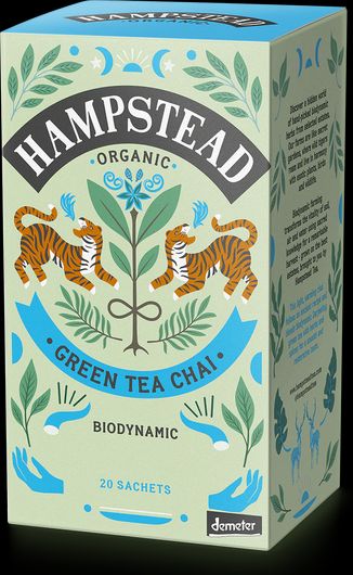 Πράσινο Τσάι Βιολογικό The Hampstead Tea Green Chai 20 Φακελάκια