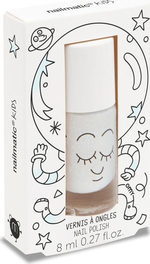 Παιχνίδι Ομορφιάς Nailmatic Kids Vernis A Ongles Παιδικό Mανό Super White Glitter για 3+ Ετών 8ml